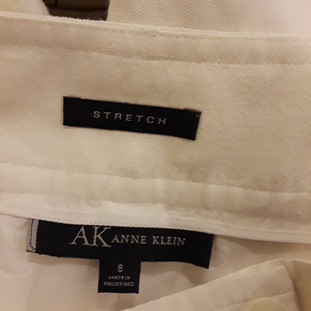 Ann Klein White Dress Pants - Picture 3 of 6